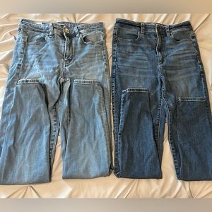 American Eagle Outfitters 🦅 Next level Stretch Skinny Jeans. No Rips.